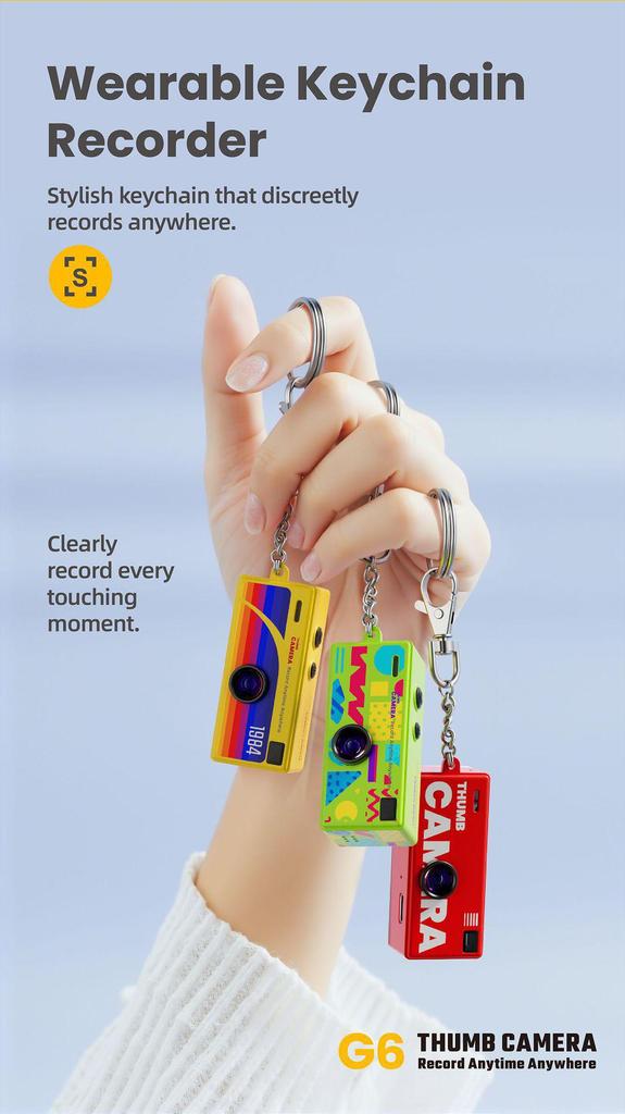 G6 Mini Outdoor Sports & Party Camera for Students and Kids