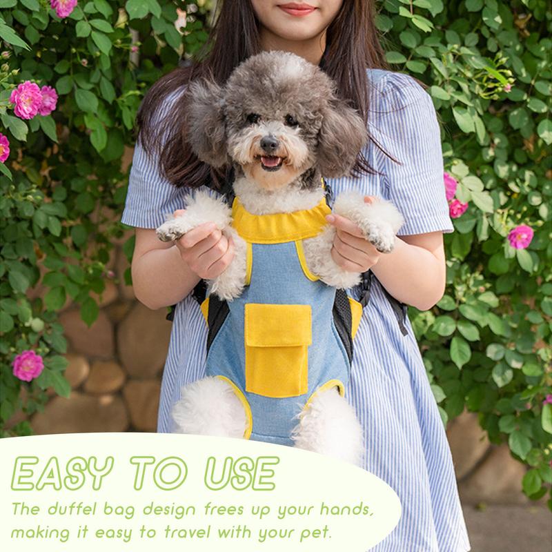 Cat Backpack Carrier Lightweight Carrier Backpack With Legs Out Portable Puppy Accessories For Small Medium Dogs Small Pet