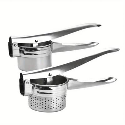 1PC Stainless Steel Manual Juicer Vegetable Squeezer Dumpling Filling Juicer Multifunctional Hand-pressing Potato Presses
