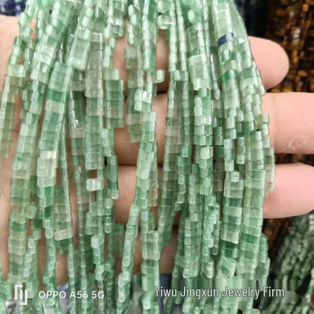 Natural Crystal Agate Two-Hole Tila Beads, 2x5mm, Loose Beads for DIY Jewelry Making