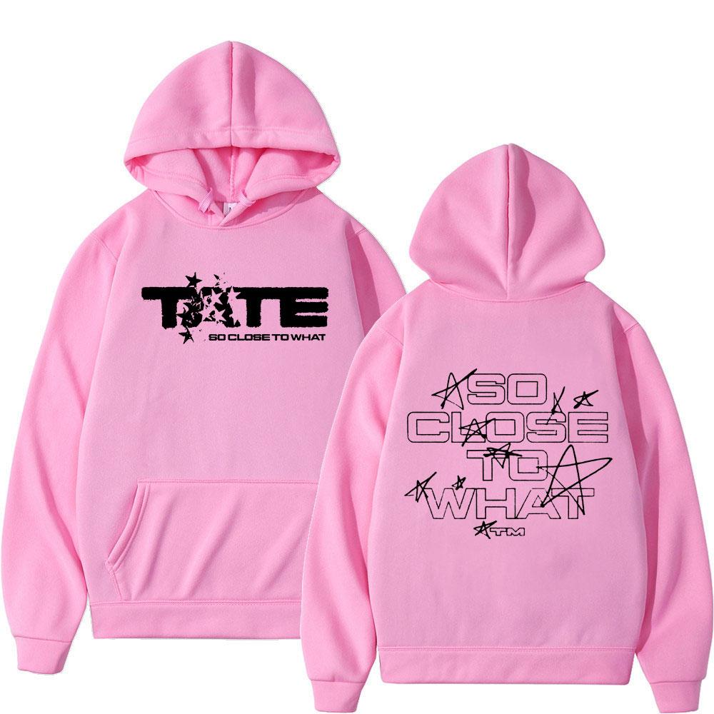 Tate McRae So Close To What Album Hoodies Men Women Clothing Long Sleeve Hooded Sweatshirts Fleece Vintage Oversized Pullovers
