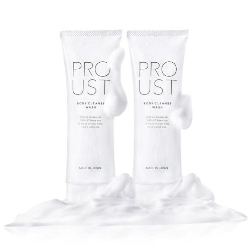 Proust Body Cleanse Wash [Body soap developed for underarm odor] Body Odor Control, Soapy Scent, Moisturizing, Smooth, Dense Foam, Cleansing, Unique F