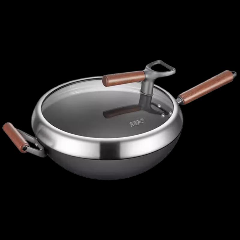 SUPOR 34cm Titanium Composite Iron Wok