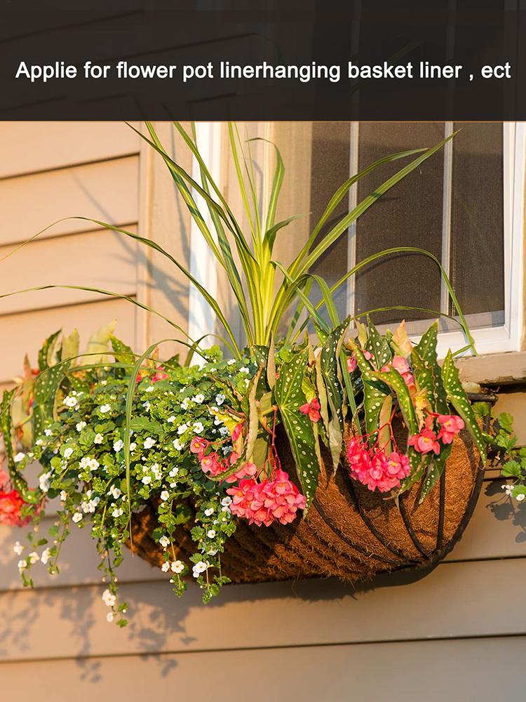 Coconut Coir Liner Coconut Plant Fiber Roll Pot Coconut Reptile Carpet Coconut Fiber Liners Natural Reptile Carpet Mat