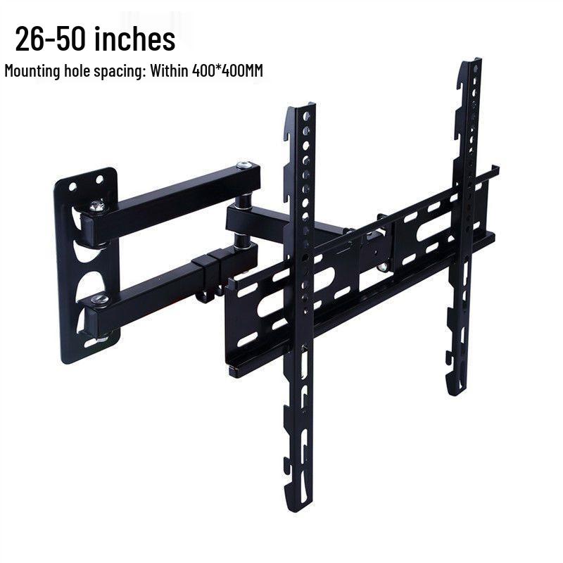 Universal Adjustable LCD Monitor & TV Wall Mount with Retractable, Rotating Arm