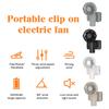 Mini Clip Fan,Portable Fan Hanging Neck USB Rechargeable Fan 3-Speed Small Outdoor Work Camping Waist Fan for Sports Hiking