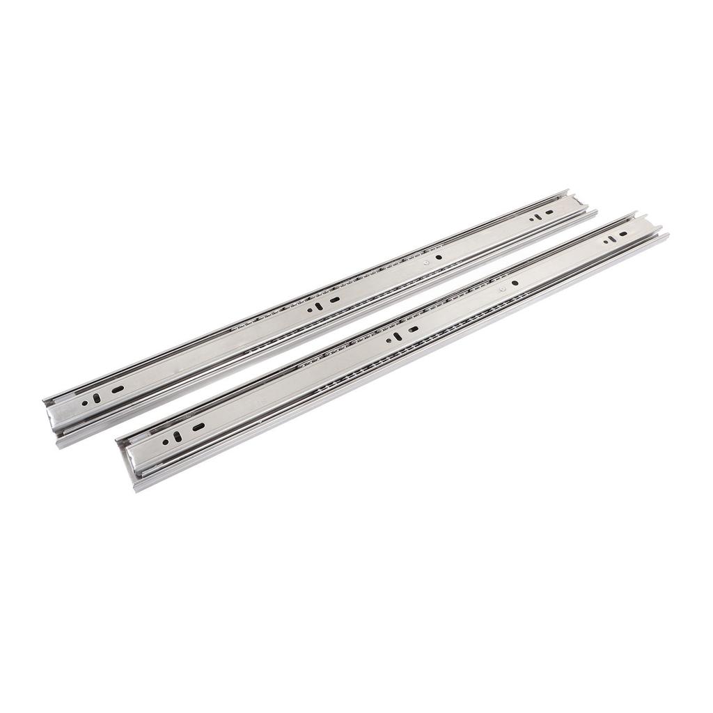 10 Pairs Stainless Steel Drawer Slides 22 Inch Hydraulic Damping Silence Thickened 3 Section Drawer