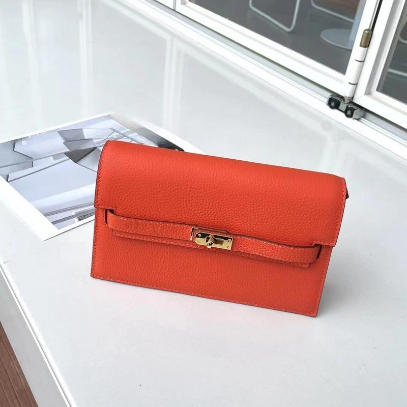 New lychee pattern leather half cover hand grab bag genuine leather women's bag single shoulder underarm bag oblique span bag wholesale