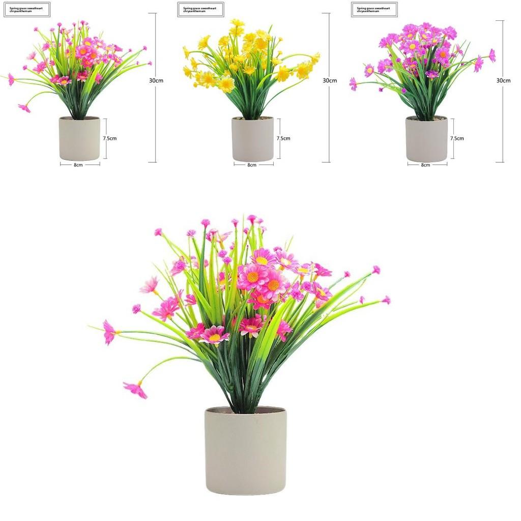 Artificial Plant Decor With Plastic Craft For Home Office And Indoor Spaces