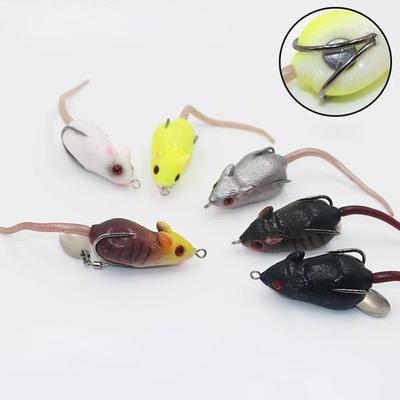 6 x Caoutchouc Leurres doux 8 cm Pêche Appât Tackle
