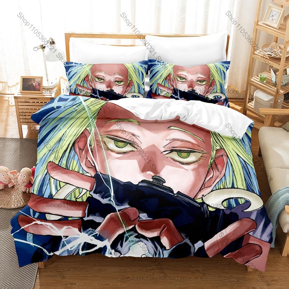 Sakamoto Days Bedding Set 3Pcs Cool Manga Figure Pattern Comfort Bed Linen For Anime & Manga Fans