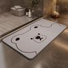 Cartoon Non-Slip Quick-Drying Diatom Mud Floor Mat – Dirt-Resistant, Easy-Clean Bathroom & Entrance Water-Absorbing Doormat.