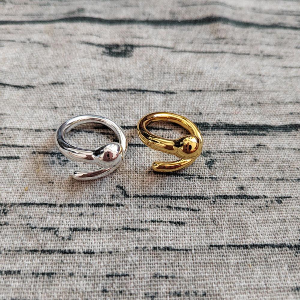 2026 new best-selling irregular geometric ring suitable as a jewelry gift for couples