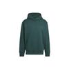 adidas Originals Series Trefoil Embroidered Solid Pullover Hoodie Long Sleeve Sweatshirt Men Tops Dark Green HK0304