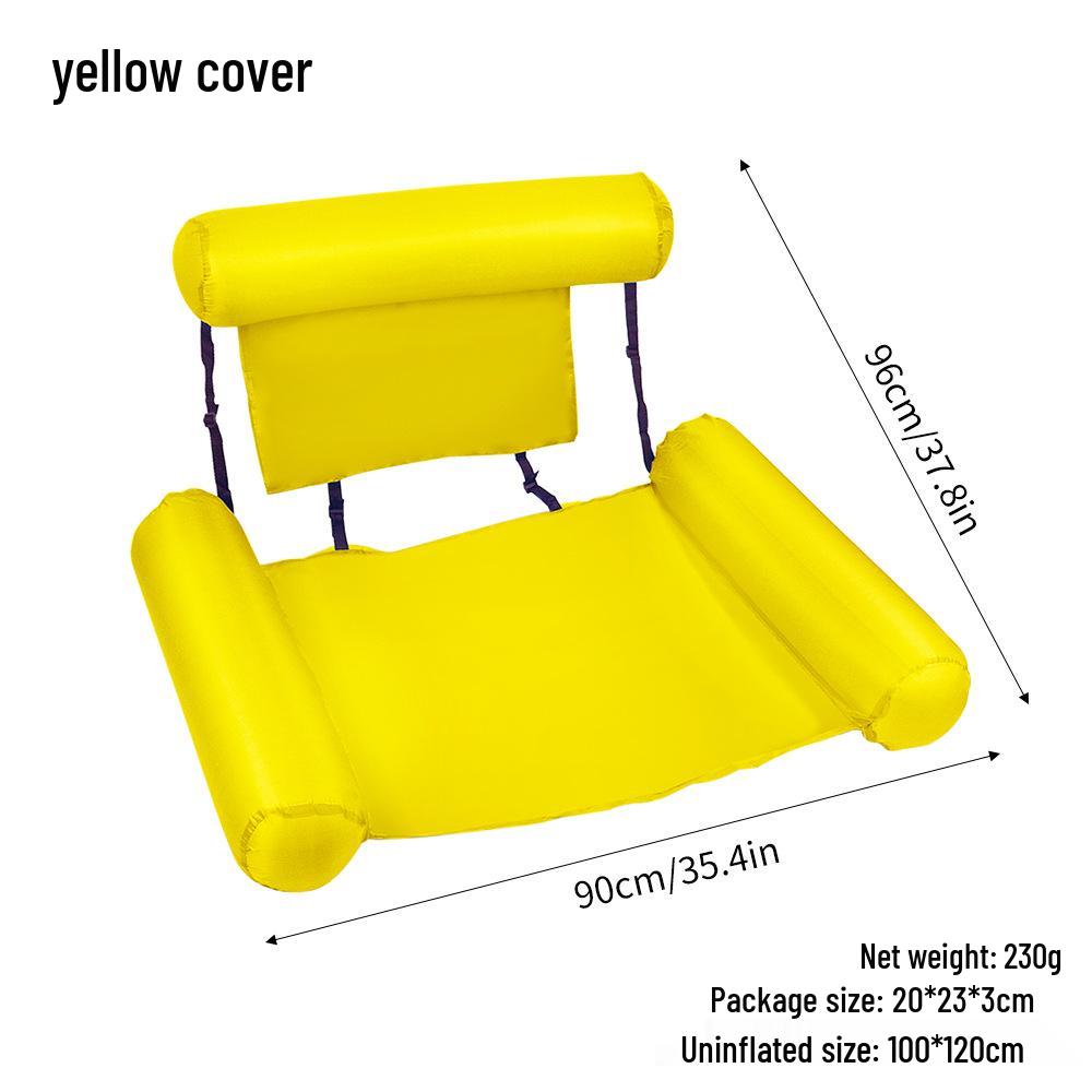 Triple-Tube Inflatable Water Hammock - Adult Folding Float Bed