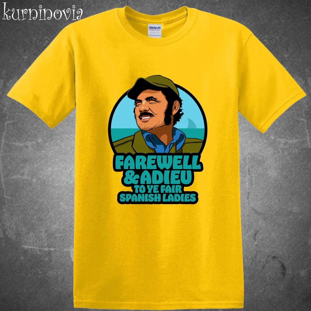 Quint Shark Jaws Robert Shaw Men s Yellow Size S to 5XL M
