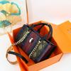 Women'S Bag High Texture Color Hand-Painted Snake Pattern Handbag Womenhandbag Storage