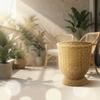16-inch Woven Flower Pot - The Perfect Gift For Friends.