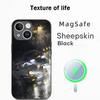 Initial D Super cool racing pattern  Phone Case For iPhone 16 15 14 13 12 11 Plus Pro Max  High-end Luxury Magsafe Sheepskin
