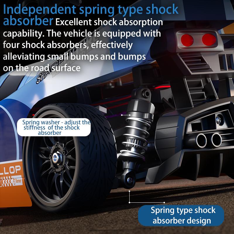 SG918MAX 1:16 4WD RC-Auto 70 km/h bürstenloser Motor 2,4G Fernbedienungsautos Hochgeschwindigkeits-Offroad-Kletterfahrzeug mit LED-Licht Spielzeug Kindergeschenk