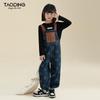 Salopette en jean tendance pour filles Taoding