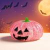 Halloween Stress Relief Balls Glitter Pumpkin Ball, Head Squeeze Toy for Anxiety Tools Relief, Creepy Fidget Party Favors Adults