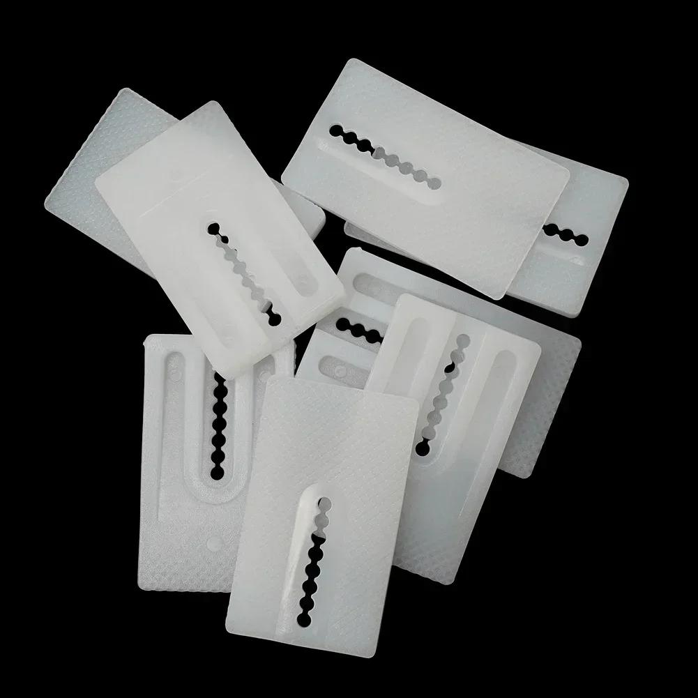 Wedge Gasket 8pcs Toilet Shims Level & Stabilize With Universal White Toilet Shims For Furniture Cabinets & More