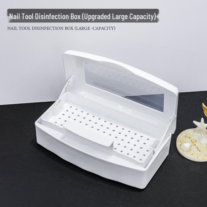 Nail Disinfection and Sterilization Box with Alcohol Filter