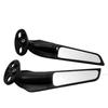 1 Pair Folding Rearview Mirrors for Kawasaki, Suzuki, Honda Motorcycles & Sports Cars