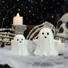 Friendly Ceramic Ghosty Statue Halloween Decoration Handmade Sculpture For Home Decoration