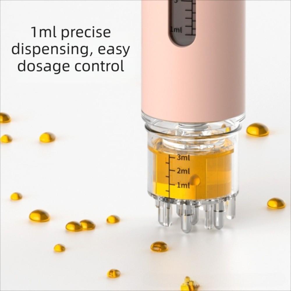 Multi-Function Mini Portable Head Applicator Anti-Frizz Massage Guide Liquid Comb Gift