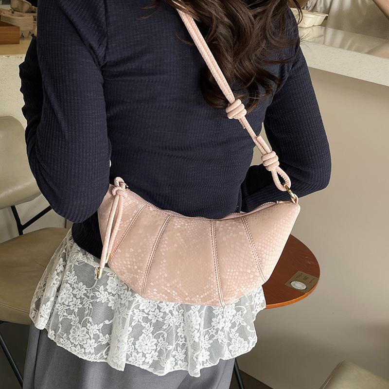 Einfache und vielseitige Knödeltasche mit großem Fassungsvermögen, Damenhandtasche, Nischendesign, hochwertige Damen-Umhängetasche