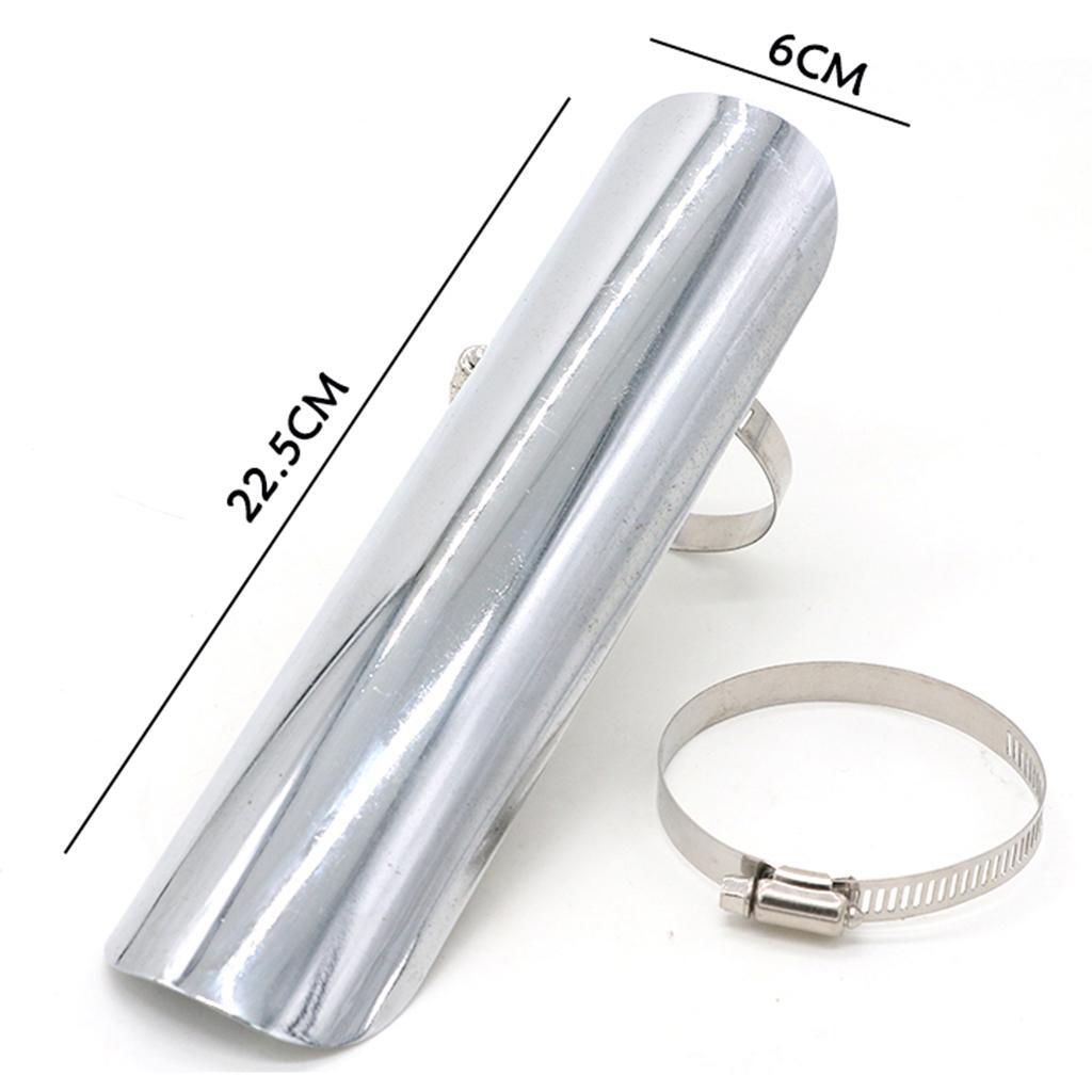 Motorcycle Exhaust Muffler Pipe Protector Heat Shield for