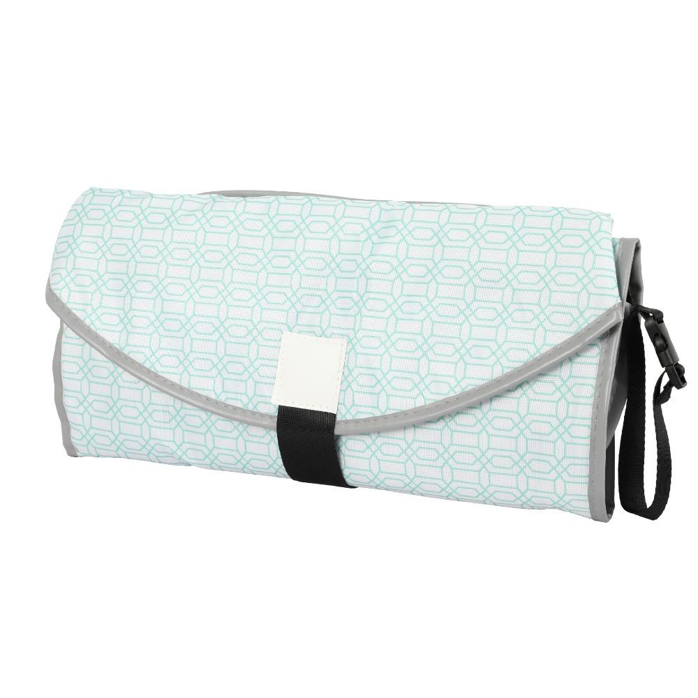 Portable Polyester Baby Changing Mat, Universal Waterproof Diaper Changing Pad for Infant Care