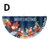 Creative 1Pcs Christmas Outdoor Polyester Fan-shaped Flag Christmas Decor For Home Cristmas Drop Ornament Xmas Gift New Year