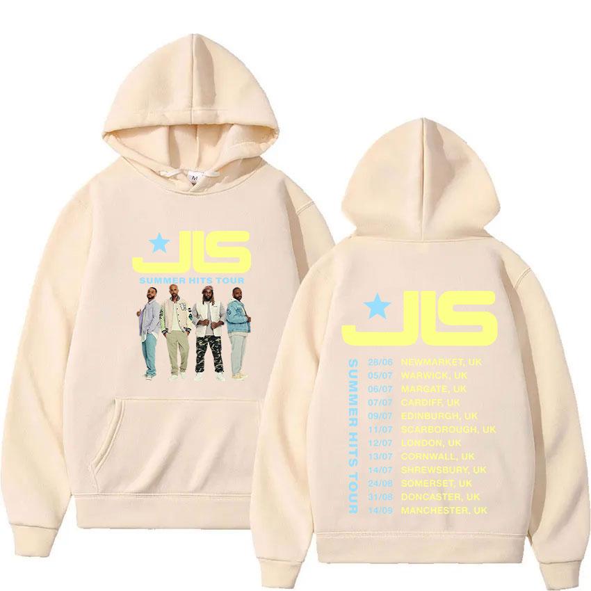 Rock Band JLS Winter Hits Tour  Fans Gift Hoody Men's Y2K Vintage Oversized Long Sleeve Sweatshirt Hip Hop Gothic Streetwear