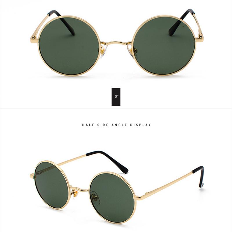 Creative Retro Sunglasses Sunshade Anti-ultraviolet Unisex Polarized Artistic Glasses Round