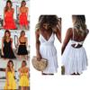 Stylish Women Summer Boho Short Mini Dress For Evening Cocktail And Beach Parties
