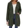 Women's Casual Loose Fit Long Sleeve Zipper Hoodie Jacket Fashion Outerwear