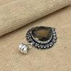 Rauchtopas-Edelstein, 925er-Sterlingsilber, handgefertigter Schmuck, hübscher Anhänger-Schmuck