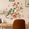 Wholesale of Removable Chinese-style Peach Blossom Branches and Bird Butterfly Home Wall Decoration Stickers