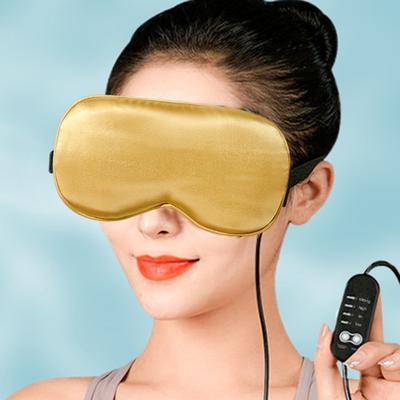 1 Set Copriocchi riscaldato per occhi secchi Alimentato tramite USB con timer di temperatura regolabile Patch copriocchi in velluto Moxa per sollievo dal disagio degli occhi Visiera
