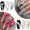 5ml Professional Metallic Nail Line Stripe Gel Polish High-Density Metal Gel for Detailing Edge Drawing Nail Art Tool (UV/LED Cured)