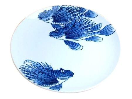 

Minakasago flat plate [Arita ware] 10-inch