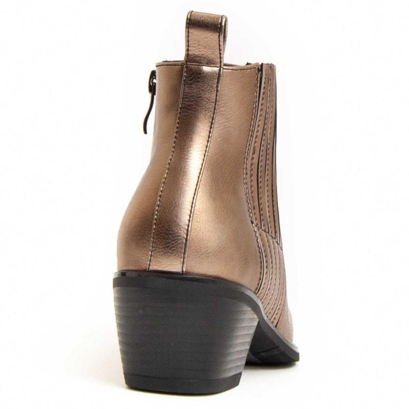 Botín De Tacón Para Mujer.  Montevita  Espuela  96625