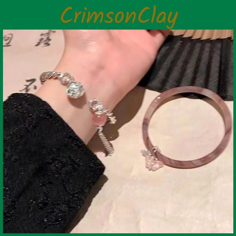 Ping Stylish Amber An Knot Bracelet For Women Spring 2024 New Chinese Wind Ethnic