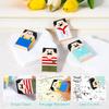 Cute Cartoon Pencil Eraser Bald Man Rubber Eraser Cute Bald Man Eraser  Students Gift