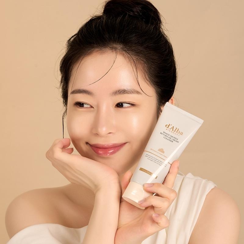 d'Alba White Truffle Return Oil Cream Cleanser (100ml, 160ml / 3.38 Fl. Oz, 5.41 Fl. Oz)
