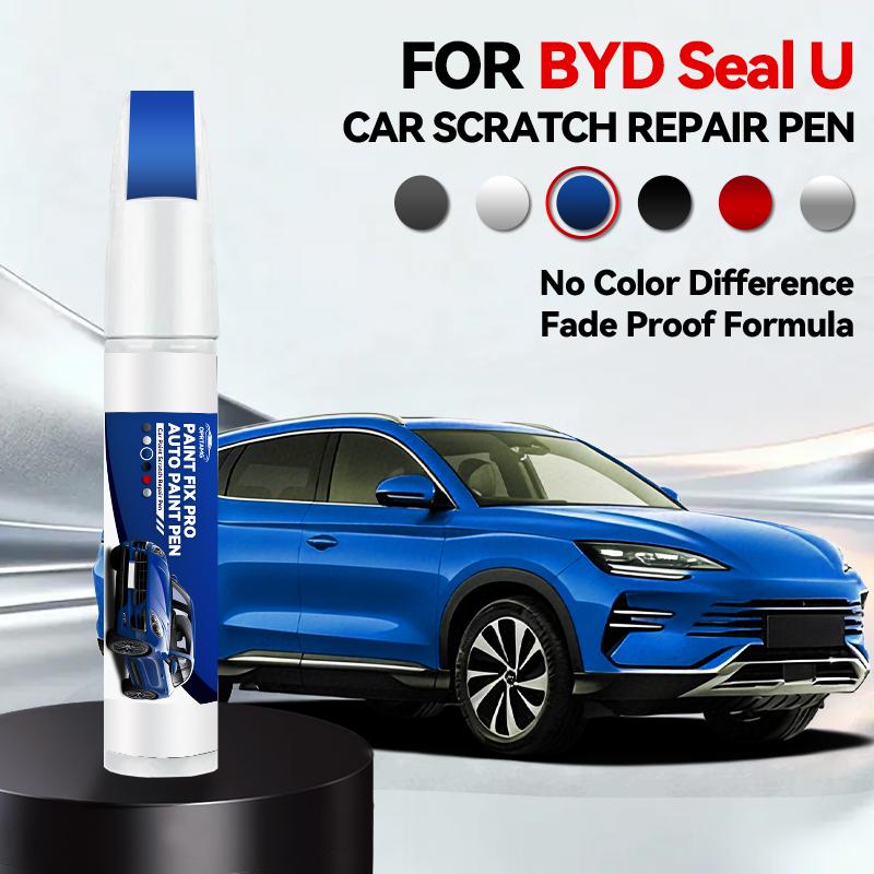 For BYD Seal U 2023-2025 Paint Repair Pen Touch Up Scratch Remover DIY Auto Accessories Black White Brown Blue Gray Yellow Red