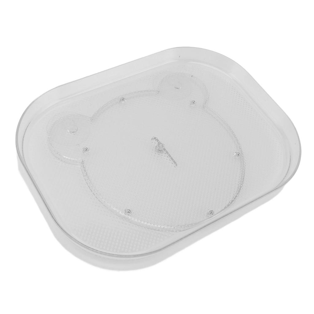 Turntable Organizer for Refrigerator Non Slip Bottom 360 Degree Rotating Storage Tray for Snacks Spices Drinks Bear